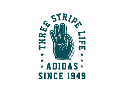 Three Stripe Life adidas foam finger three stripe life three stripes tom philibeck