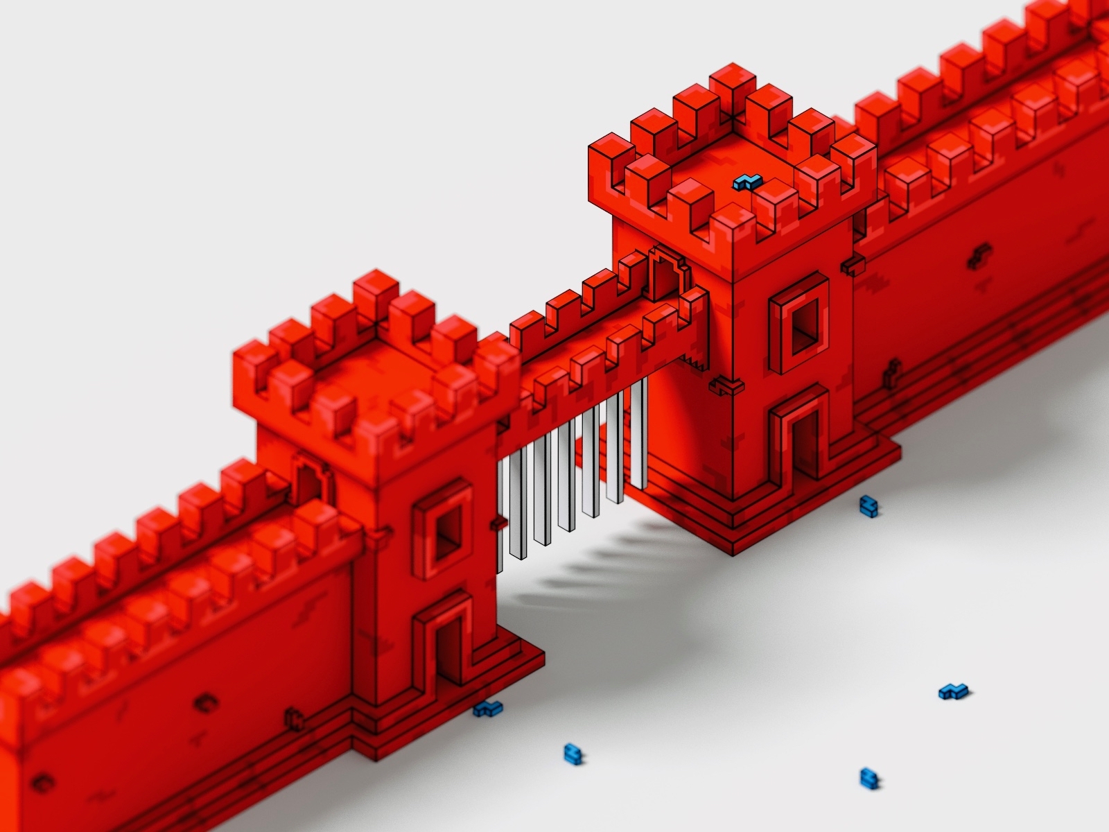 Castle 5. MAGICAVOXEL замок. Magic Voxel 3d замок. Замок в Magica Voxel. Voxel Mini Castle.