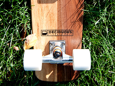 Deciduous Board Co. branding create identity logo skate skateboard