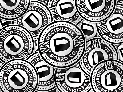 Deciduous Board Co. Stickers