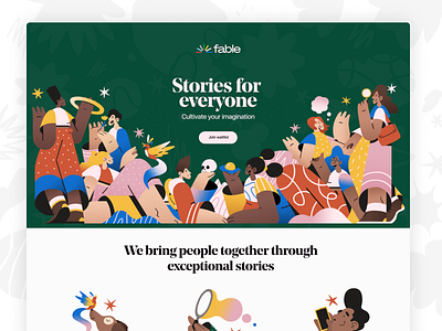 Fable Landing Page
