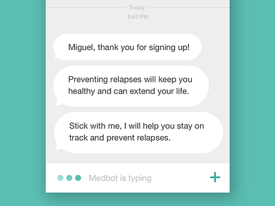 TecTrack Onboarding ai bot chat bots conversational ui fitness healthcare medbot messaging natural language onboarding personalized