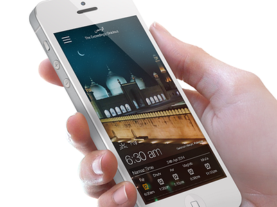 Islamic App For Namaz Time app design app ui ios app ui design