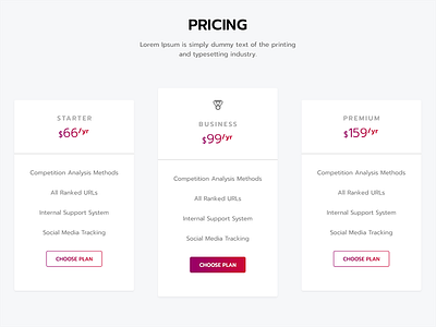 Pricing Table For StarK - Template price design pricing table product price ui ui design ux web design