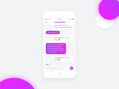Send Message - White Version chat clean ios iphone 8 message minimal mobile app rikon rahman ui design