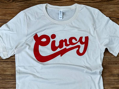 Cincy T-Shirt cincy hand typography tee