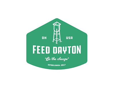 Feed Dayton Badge Design