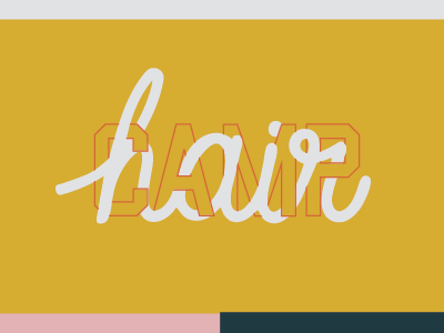 Hair Camp Typography
