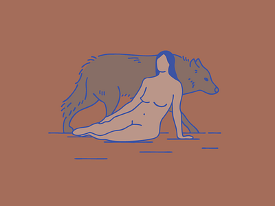 Wolf Illustration illustraion wolf woman