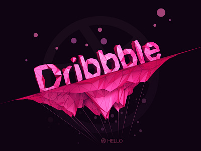 Hello Dribbble！ c4d