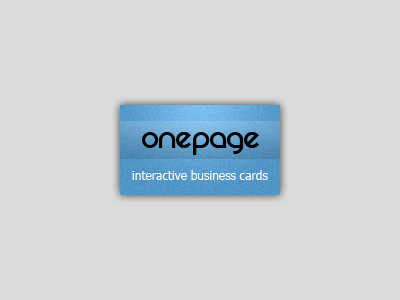 OnePage Ad ad onepage