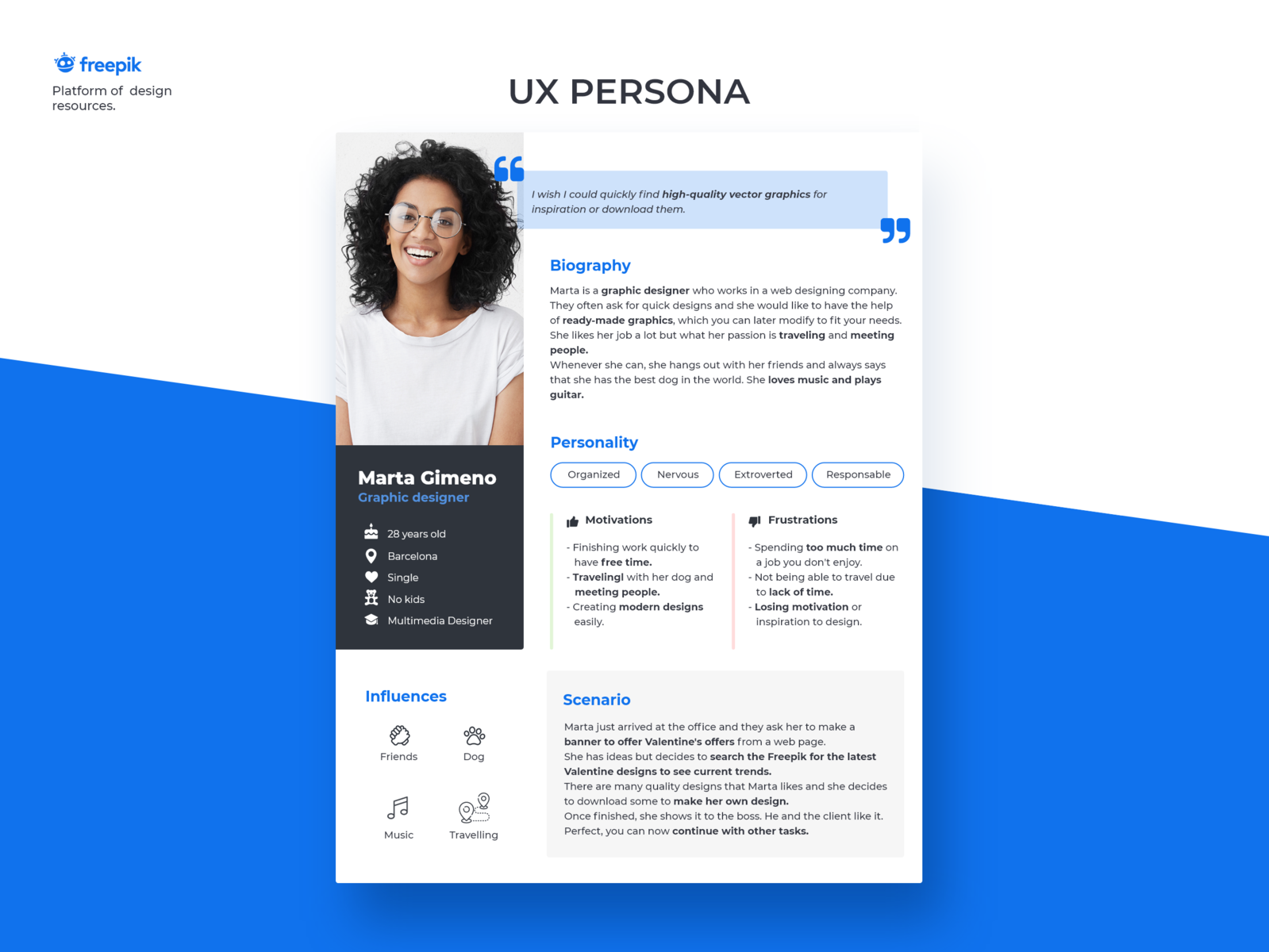  UX  Persona  by Laura Gonz lez on Dribbble