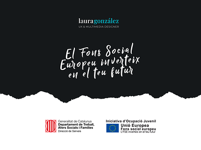 Fons Social Europeu autònoms catalunya disseny emprenedora european europeu fons futur generalitat inverteix juvenile ocupació social subvencio unió