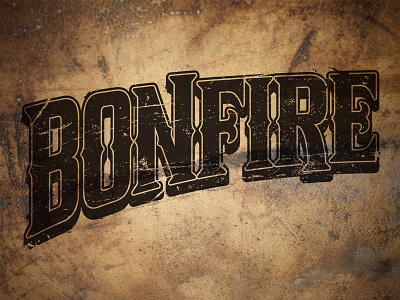 Country Band Logo band bonfire country dirty gritty grunge logo music southern