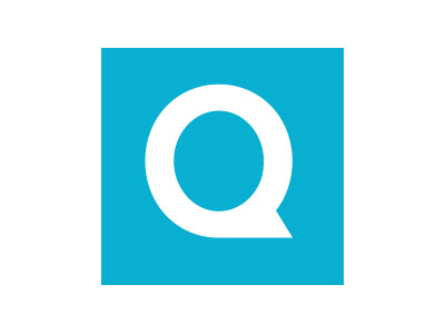 Q Bubble Mark branding logo mark q