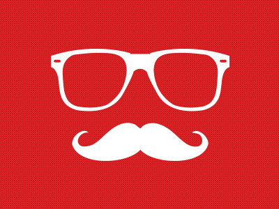 Hipster Designer Icon designer glasses hipster icon mustache