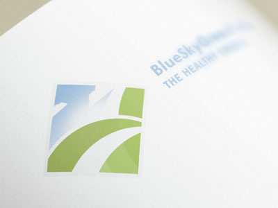 Blue Sky For The Winter Months 216aj blue brand branding cleveland green hills logo mockup sky