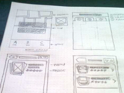 Audubon App Wireframes Sketches app application birds educational green iphone nature non profit ui uimobile