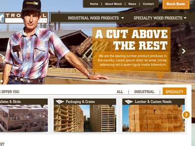 Wood Company Website