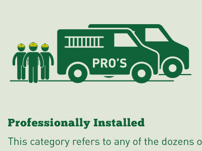 Infographic Professional Installers