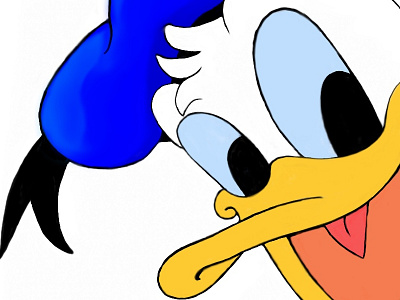 donald duck template