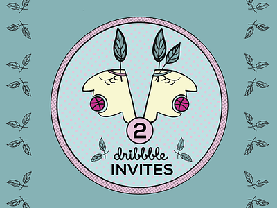 2 dribbble invites | update adobe illustrator draw dribbble giveaway good luck happy monday illustrator invite portfolio two invites