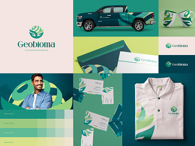 Geobioma branding design logo