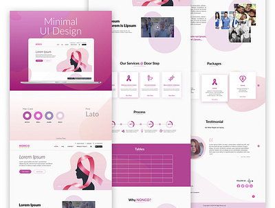 Nonco Website Design app app design branding design flat minimal ui ux web website