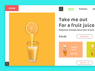 Juice Site design