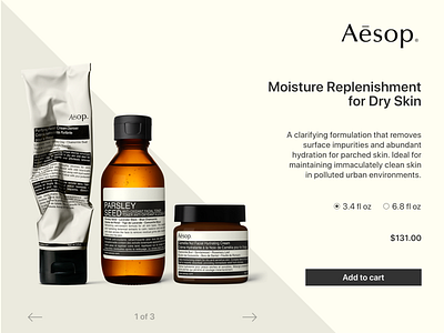 Daily UI 012 / E-Commerce Shop aesop daily100 dailyui dailyui012 design ecommerce ecommerce shop minimal soap ui user interface