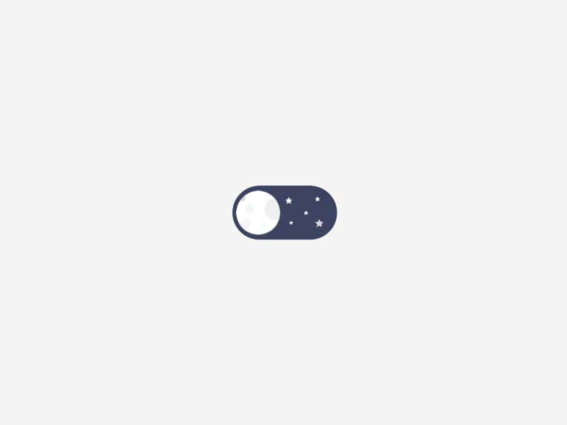 Daily UI 015 / On/Off Switch daily100 dailyui dailyui015 dailyui15 day illustration minimal moon night off on sun switch toggle ui user interface