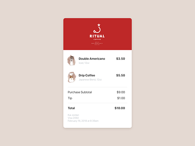 Daily UI 017 / Email Receipt