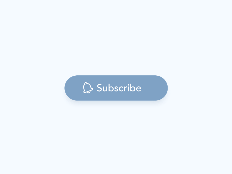 Daily UI 026 / Subscribe animation button daily100 dailyui dailyui026 dailyui26 minimal subscribe ui