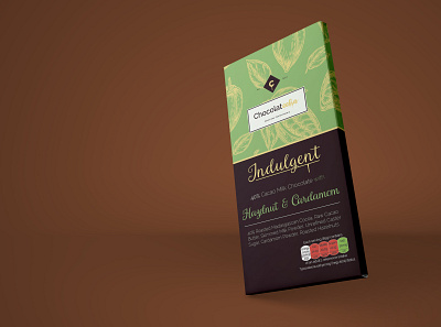 Chocolateeha Indulgent Packaging branding graphic design illustration typography