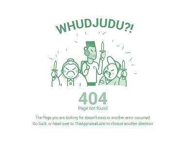 404 404 error error page gang grandma green knife knives mustache vector website