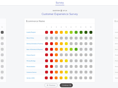 Survey / Feedback clean design ecommerce feedback flatui rating responsive survey ui ux web