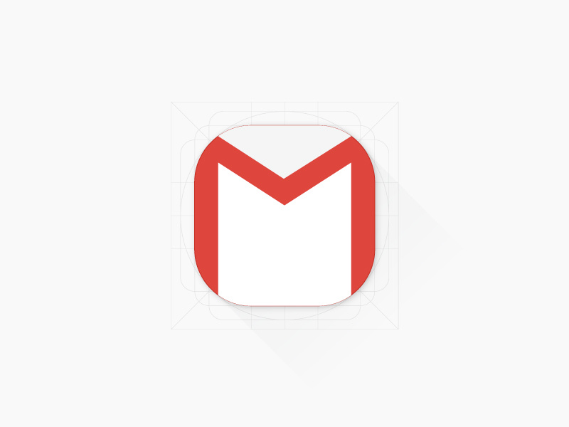 Free Gmail App Icon by Himanshu Gupta on Dribbble