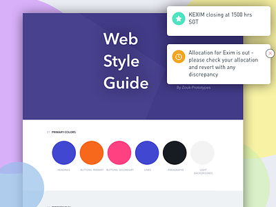 Web Style Guide branding buttons colors palette interface pallete style guide typography ui guide ui style web