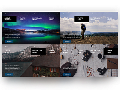 Norway travel UI Design