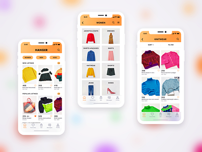 App Buy & Sell Fashion app buy clothing design fashion ios iphonex sell ui
