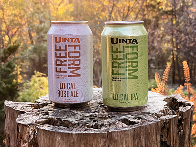 Unita Free Form Beer beer can hiking outdoor packaging trail marker utah