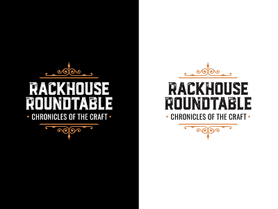 Rackhouse Roundtable Chronicles Of The Craft distilling logo logo design spirits web series