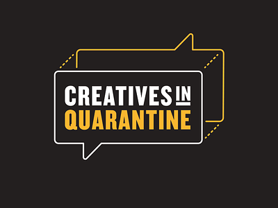 2021 Addy Awards Creatives In Quarantine awards show conversation logo quarantine talk bubbles