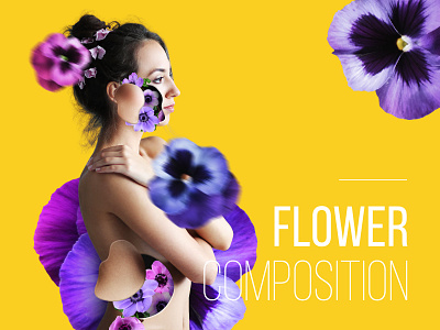 Flower Woman Composition