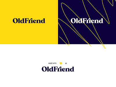 OldFriend re-branding agency branding classic creative design design guidelines identity logo marketing modern serif studio typography