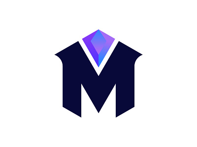 "M+Crystal" Logo brand brand design brand identity branding branding design design illustration logo logo identity personal branding visual design visual identity