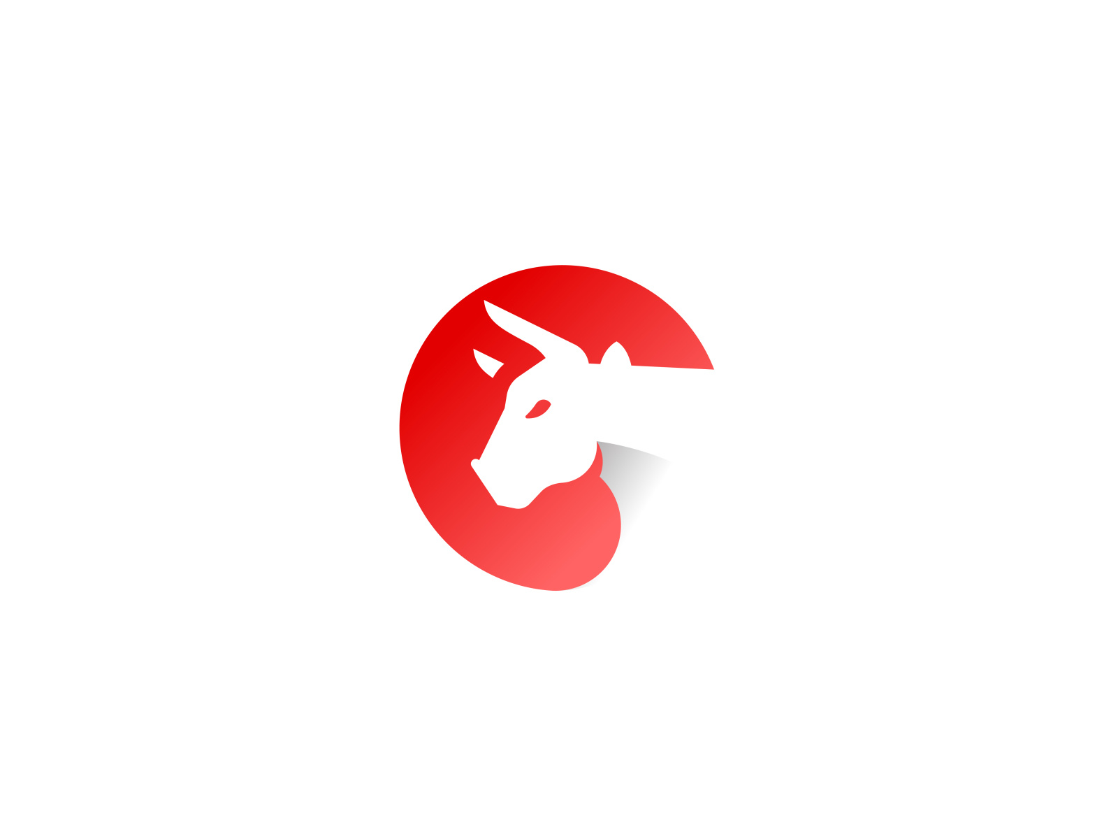 Bull Logo by Hamid E. on Dribbble