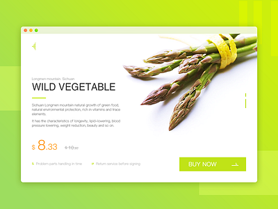 Vegetable online mall shop ui vd vegetable