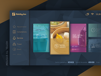 HOTEL TV UI DESIGN hotel tv ui