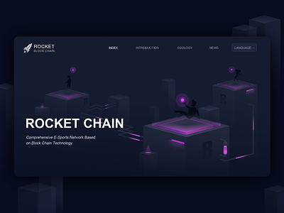 Recket Chain Website illustration